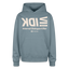 IDK Beige Acro Oversized Hoodie - stone blue