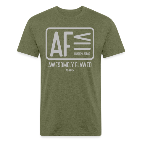 AF Tee - heather military green
