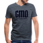 GMO Blue Logo B&C V Neck - heather navy