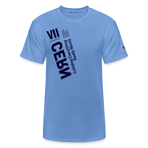 CERN Beige Acro Under Armor Tee - sky blue