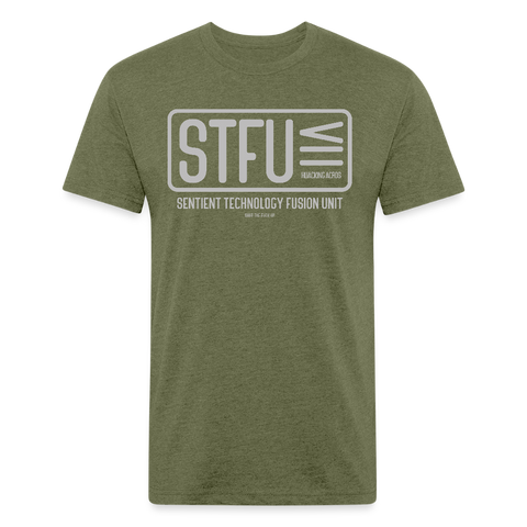STFU Tee - heather military green