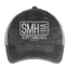 SMH Hat - washed black / silver