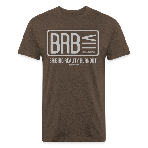 BRB Tee - heather espresso