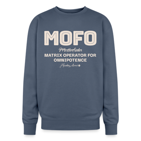 MOFO Oversized Sweatshirt - stone blue