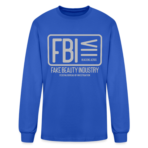 FBI Long Sleeve - royal blue