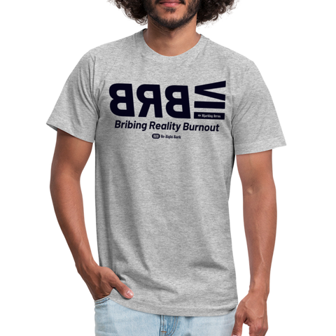 BRB Blue Acro B&C Tee - heather gray