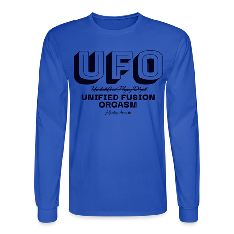 UFO Long Sleeve Hoodie - royal blue