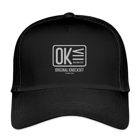 OK Vintage Trucker Hat - black/black