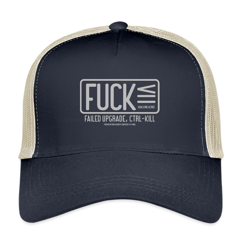 FUCK Vintage Hat - pacific/oyster