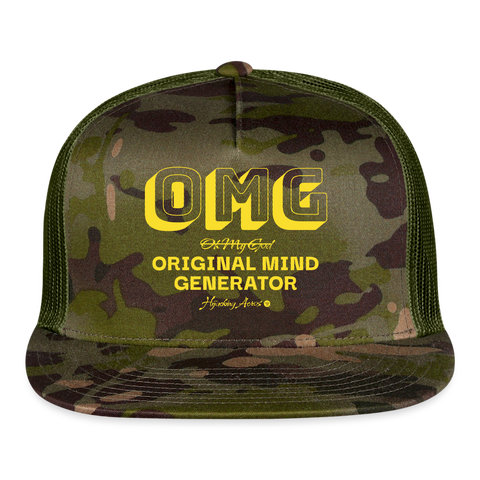 OMG Trucker Hat - MultiCam\green