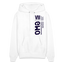 GMO Blue Logo Hoodie - white