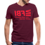 FBI Red Acro B&C V Neck - maroon