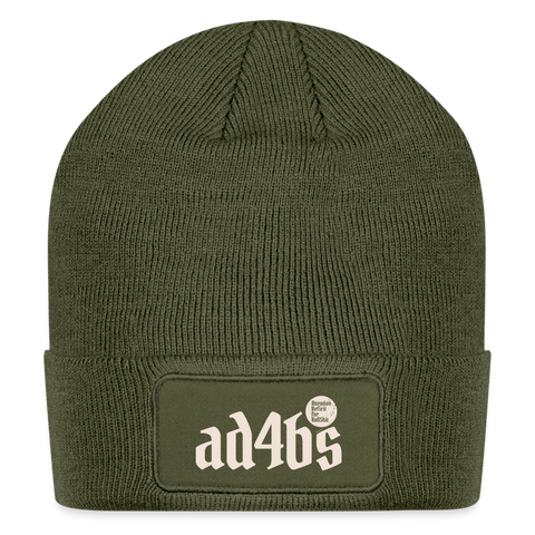 AD4BS Beige Acro Tote Beanie - olive