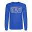 STFU Long Sleeve - royal blue