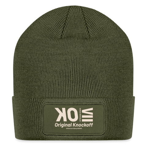 OK Beige Acro Beanie - olive