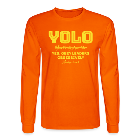 YOLO Long Sleeve - orange