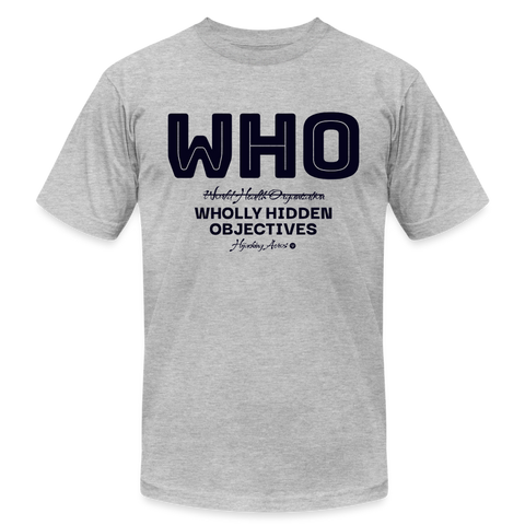 WHO Tee - heather gray