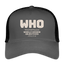 WHO Vintage Hat - smoke grey/black