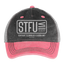 STFU Vintage Hat - washed pink / silver 