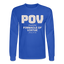 POV Long Sleeve - royal blue