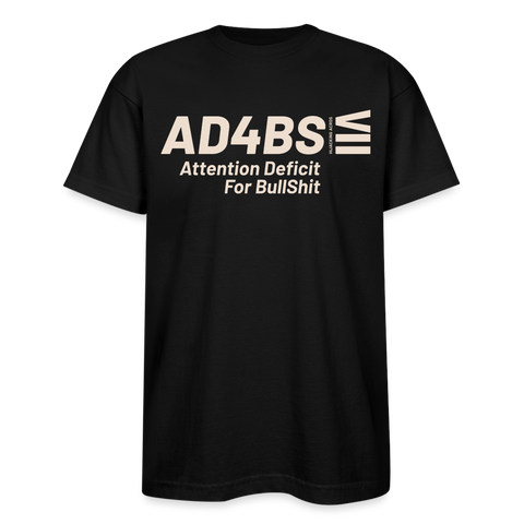 AD4BS Beige Logo Heavy T - black