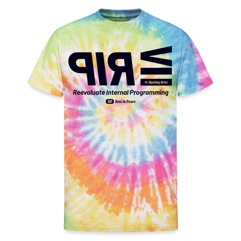 RIP Blue Acro Tee - rainbow