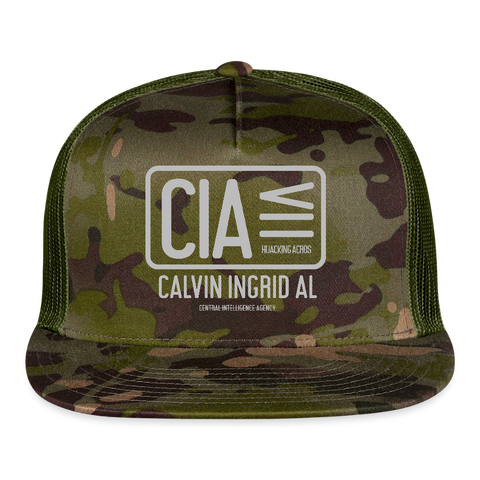CIA Truckers Hat - MultiCam\green
