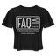 FAQ Tee - black