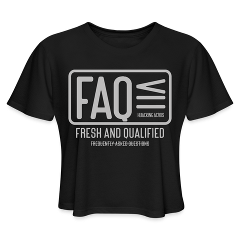 FAQ Tee - black