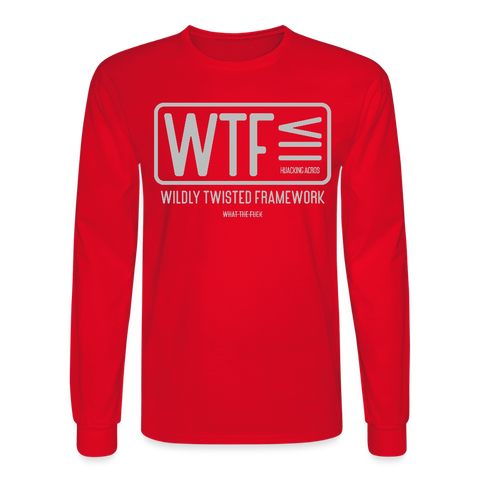 WTF Long Sleeve - red