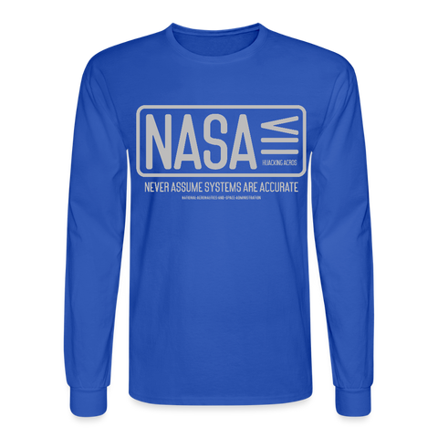 NASA Long Sleeve - royal blue