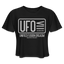UFO Cropped T-Shirt - black