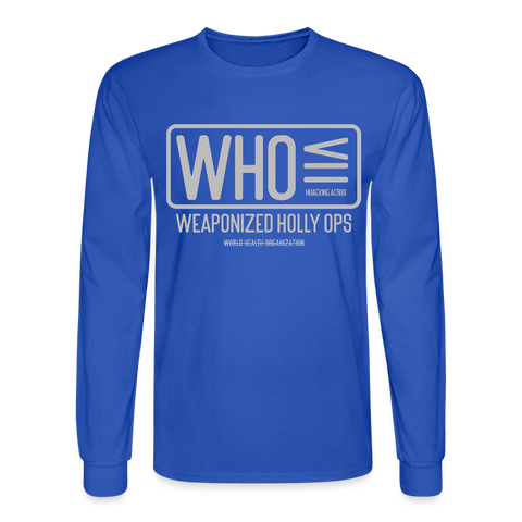 WHO Long Sleeve - royal blue