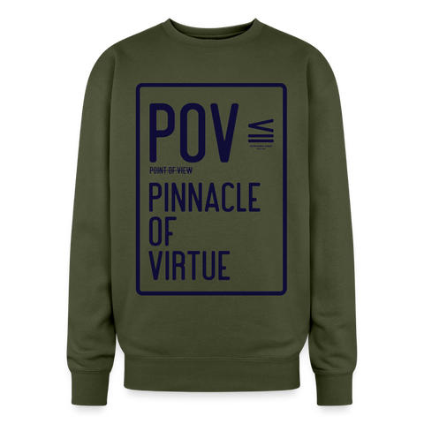 POV Oversized Sweatshirt - olive green