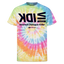 IDK Blue Acro Tee - rainbow