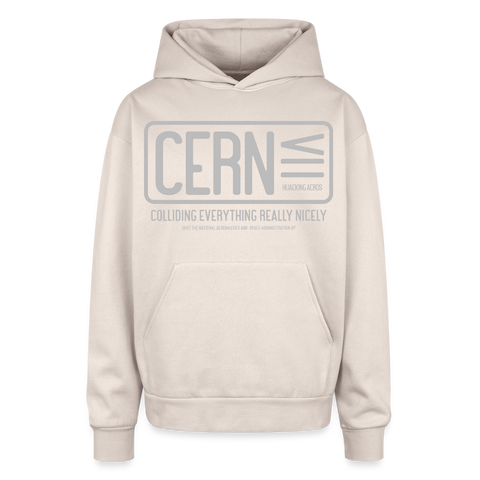 CERN Oversized Hoodie - Sand