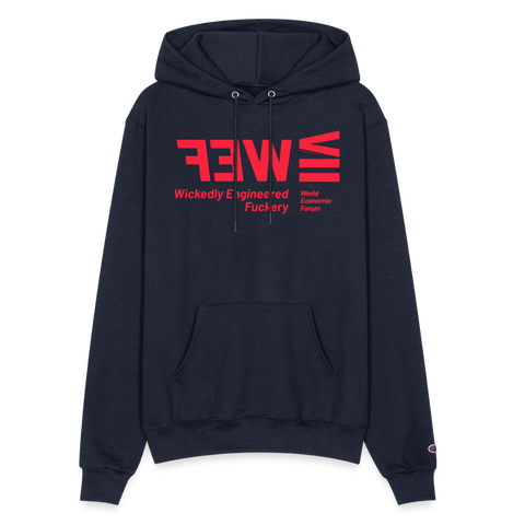 WEF Red Acro Champion Hoodie - navy