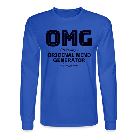 OMG Long Sleeve - royal blue