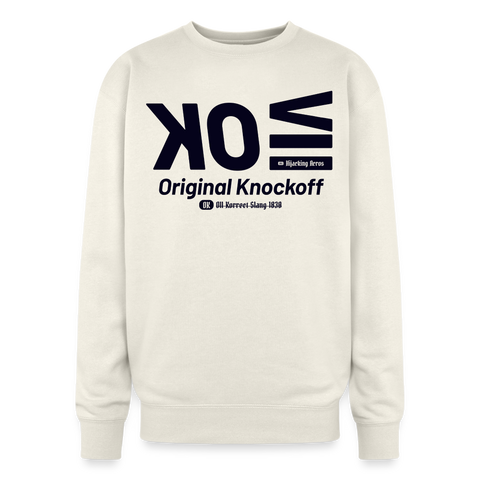 OK Red Acro Oversized Sweatshirt - ivory