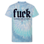 FUCK Blue Acro Tee - blue lagoon