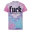 FUCK Blue Acro Tee - cotton candy