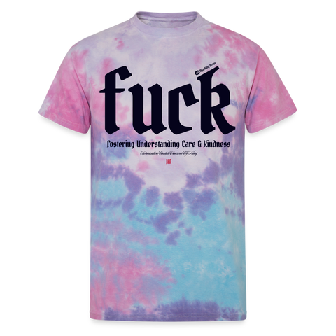 FUCK Blue Acro Tee - cotton candy