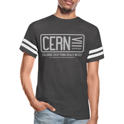 CERN Tee - vintage smoke/white