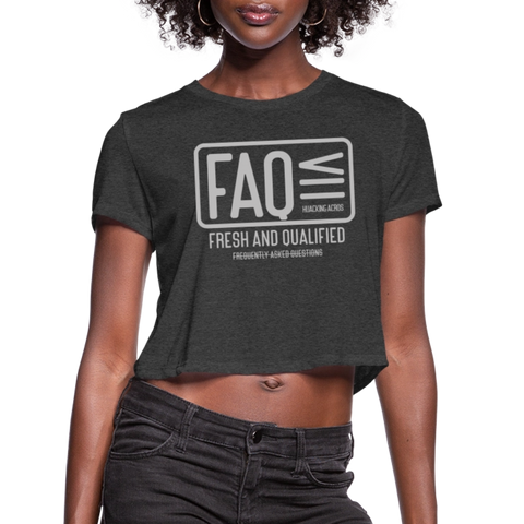 FAQ Tee - deep heather