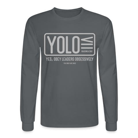 YOLO Long Sleeve - charcoal
