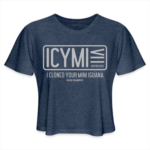 ICYMI Tee - heather navy