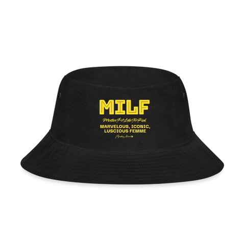 MILF Bucket Hat - black