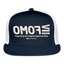 FOMO Beige Acro Trucker Hat - navy/white