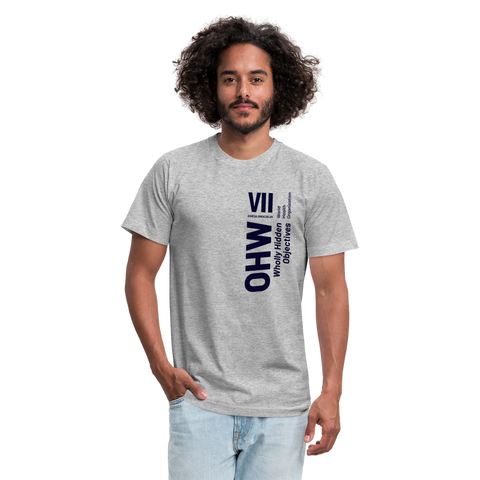 WHO Blue Acro Tshirt - heather gray