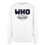 WHO Oversized Sweatshirt - white